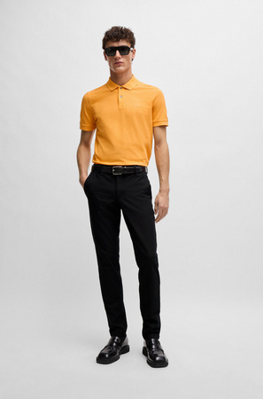 Wyprzedaż - Koszulka Polo męska BOSS Pallas Orange regular fit pomarańczowa (50468301-813)