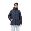 Wyprzedaż - Kurtka przejściowa męska Jack Wolfskin Deutzer Long JKT wodoodporna granatowa (1207451_1010)