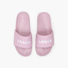 Wyprzedaż - Klapki damskie Levi's JUNE S BOLD PADDED różowe (D78890002)
