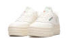 Sneakersy skórzane damskie Reebok Club C Extra W Chalk Glen Green buty sportowe beżowe (100010060)