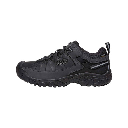 Buty trekkingowe męskie KEEN TARGHEE III WP TRIPLE BLACK skórzana membrana (KE-1028128)