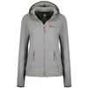 Polar damski z kapturem Geographical Norway Unicia EO LADY 235 szary (WW4511F/GNO-LIGHT-GREY)