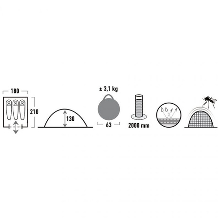 Namiot High Peak Swift 3 (10144)