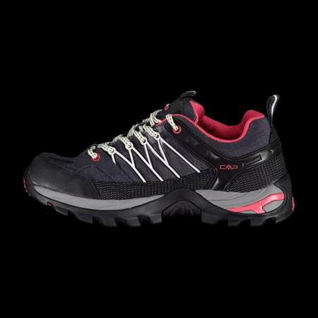 Wyprzedaż - Buty trekkingowe damskie CMP RIGEL LOW WMN TREKKING SHOE WP szare trekkingi (3Q54456-76UC)