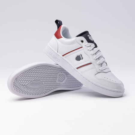 Buty sportowe męskie K-Swiss LOZAN MATCH LTH białe tenisówki skórzane (08903-119-M)