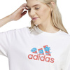 Koszulka damska adidas Flower Pack Badge of Sport biała (IT1421)