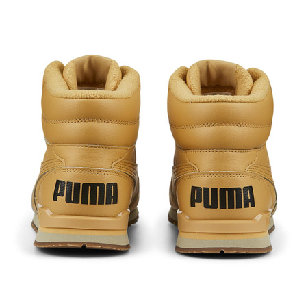 Buty męskie wysokie za kostkę Puma ST Runner v3 Mid L z wkładką SoftFoam+ beżowe (387638-05)