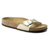 Klapki damskie Birkenstock Madrid Birko-Flor Gold narrow wąskie złote (1016107)