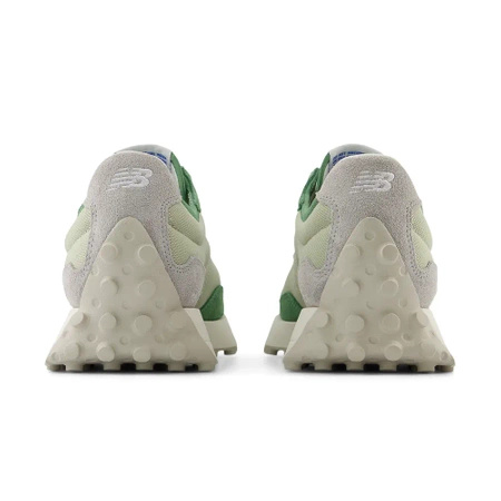 Wyprzedaż - Sneakersy damskie/męskie New Balance 327 buty sportowe zamszowe zielone (U327CE)