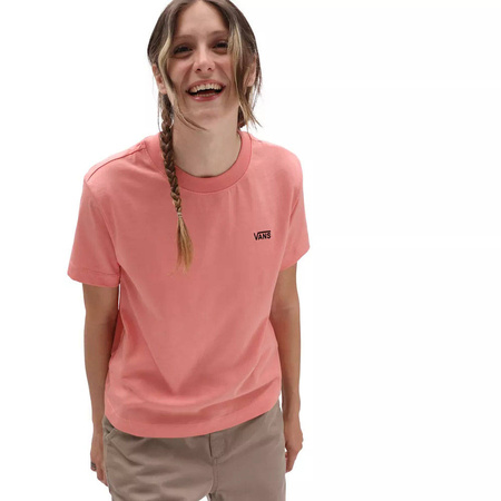 Koszulka damska różowa Vans V Boxy Tee (VN0A4MFLYZO)