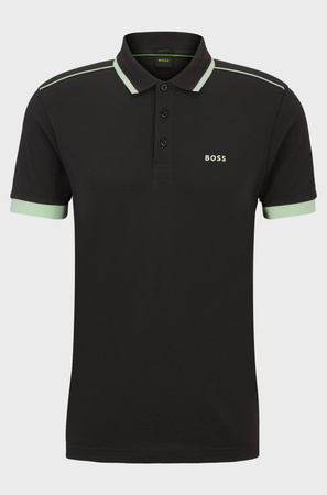 Koszulka Polo męska BOSS Paddy 1 Charcoal regular fit czarna (50512995-016)