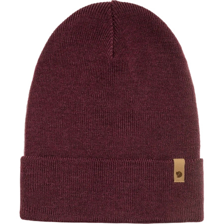 Czapka beanie Fjällräven Classic Knit Hat Dark Garnet (F77368-356)