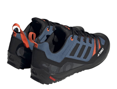 Buty trekkingowe męskie ADIDAS TERREX SWIFT SOLO 2 WONSTE/CBLACK/SEIMOR lekkie z pianką EVA granatowo-czarne (IE6903)