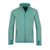 Kurtka polarowa dziecięca dla dziewczynki Trollkids Girls Noresund Jacket glacier green/teal (438-319)