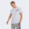Wyprzedaż - T-shirt sportowy męski Ellesse Voodoo White na lato biały (SHB06835-908)