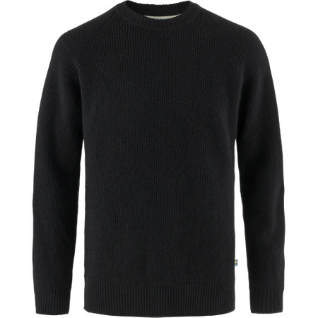 Sweter męski Fjällräven Övik Rib Sweater M Black (F87165-550)