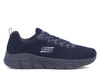 Buty sportowe męskie Skechers BOBS B FLEX CHILL EDGE przewiewne granatowe (118106NVY)