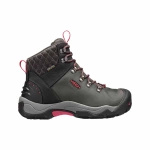 Trekkingi wysokie damskie Keen Revel III black/rose zimowe skórzane buty outdoorowe (KE-1013212)