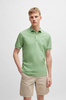 Koszulka Polo męskie BOSS Passertip Open Green slim fit zielona (50507699-372)