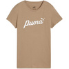 Koszulka damska Puma ESS+Script beżowa (679315 67)