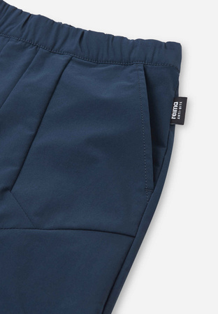 Wyprzedaż - Spodnie joggery dla dziewczynki/chłopca Reima Pants Siimes Navy anti-bite granatowe (5100192A-6980)