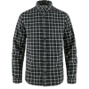 Koszula z długim rękawem męska Fjällräven Övik Flannel Shirt M Dark Navy-Chalk White (F82979-555-113)