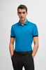 Koszulka Polo męska BOSS Paddy 1 Turquoise/Aqua regular fit turkusowa (50512995-442)