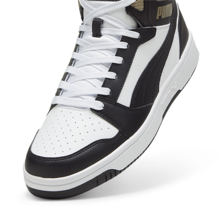 Wyprzedaż - Sneakersy męskie Puma Rebound v6 wysokie za kostkę białe (392326-22)