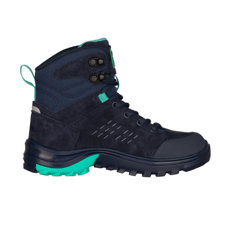 Wodoodporne buty turystyczne dziecięce dla chłopca/dziewczynki Trollkids Kids Trollsteinen Hiker Mid XT navy/mint (658-132)