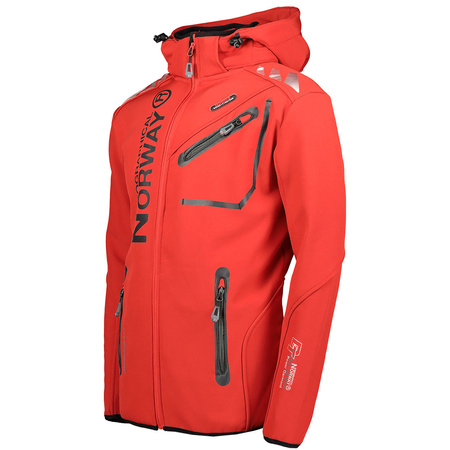 Kurtka sportowa męska Geographical Norway Royaute ASSOR B MEN 068 czerwona (WW1975H/GN/Red / Black)