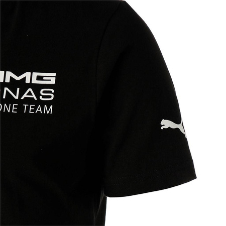 Koszulka męska Puma Mercedes-AMG Petronas F1 Logo sporotwy T-shirt czarna (536447-01)