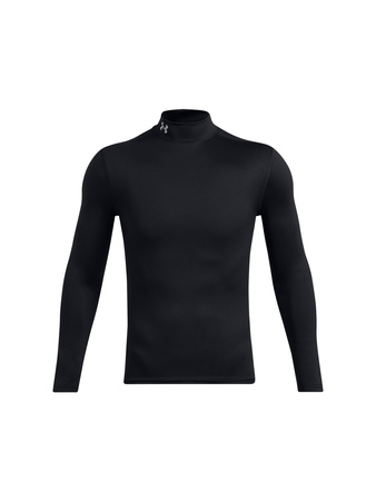 Wyprzedaż - Koszulka z długim rękawem męska Under Armour UA CG Elite Mock sportowa czarna (1386942-001)