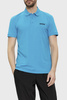 Wyprzedaż - Koszulka Polo męska BOSS Paule Turquoise/Aqua slim fit turkusowa (50512789-442)
