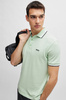 Koszulka Polo męska BOSS Paddy Open Green regular fit zielona (50469055-388)