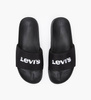 Wyprzedaż - Klapki damskie Levi's June Bold Sliders czarne (D78890001)