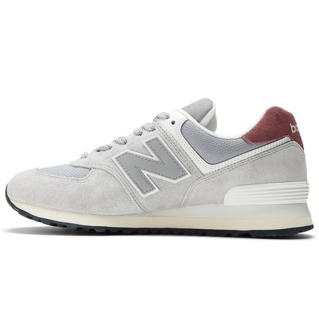 Wyprzedaż - Sneakersy damskie/męskie New Balance 574 buty sportowe całoroczne klasyczne szare (U574KBR)
