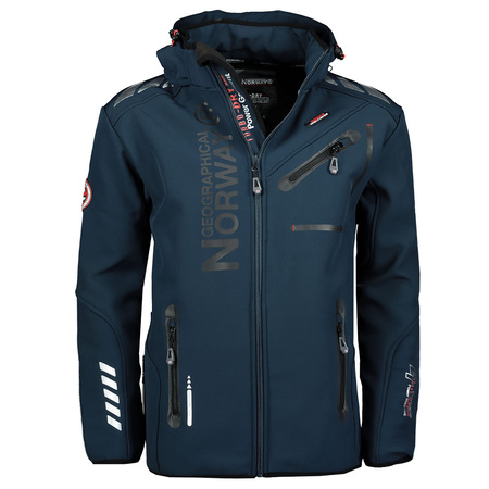 Softshell Geographical Norway ROYAUTE NAVY-BLACK GTX MEN 068 granatowy / czarny męska (WY2005H/GN-Navy / Black)