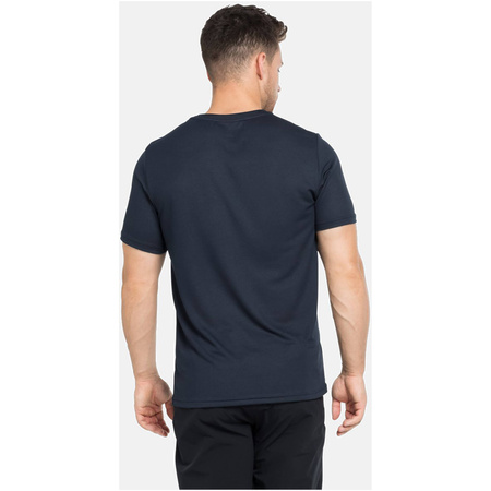 Wyprzedaż - Koszulka techniczna męska Odlo T-shirt crew neck s/s F-DRY szybkoschnąca granatowa (550822/20731)