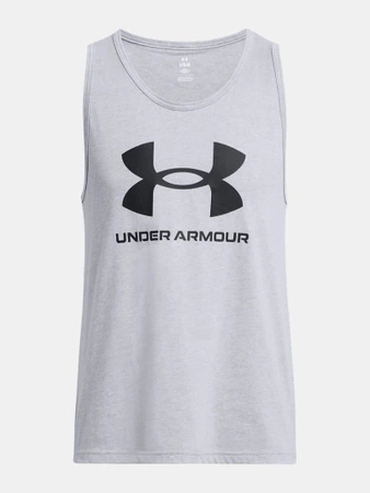 Bezrękawnik treningowy męski UNDER ARMOUR bawełniany szary (57723/1382883-035 )