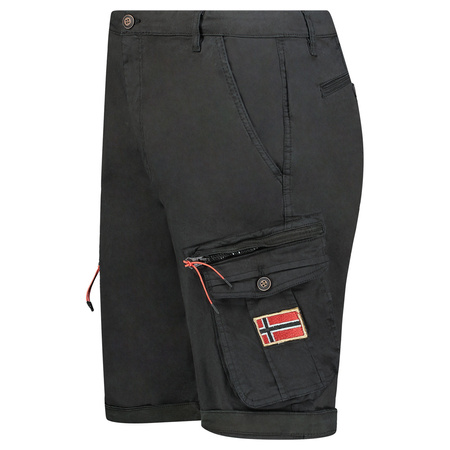 Bermudy Geographical Norway PARENTO BLACK DB MEN 317 czarny męska (SY1692H/GN-Black)