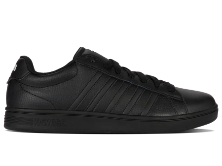 Męskie sneakersy K-Swiss COURT TIEBREAK II BLACK/BLACK/BLACK-M (04413-010-M)
