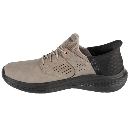 Skechers Slip-Ins: Slade - Macklin 210890-CMNT Szare 40 (210890-CMNT)