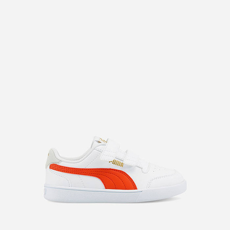 Trampki dla dzieci Puma Shuffle V PS buty sportowe dziecięce sneakersy białe (375689-07)