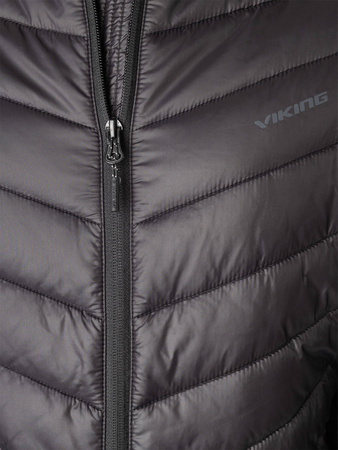 Kurtka damska z kapturem Viking Becky Warm Pro Lady ocieplana polartec primaloft szara (750/24/3232/0900)