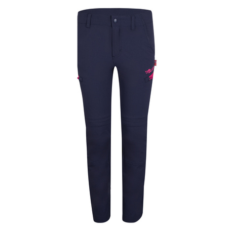 Spodnie zapinane na zamek dziecięce dla chłopca/dziewczynki Trollkids Kids Kjerag Zip-Off Pants navy/magenta (177-114)