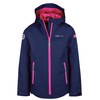 Kurtka przeciwdeszczowa dziecięca dla chłopca/dziewczynki Trollkids Kids Telemark Jacket navy/magenta (390-114)