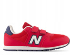 Wyprzedaż - Sneakersy dziecięce dla chłopca/dziewczynki New Balance NB 500 zamszowe czerwone (PV500TR1)