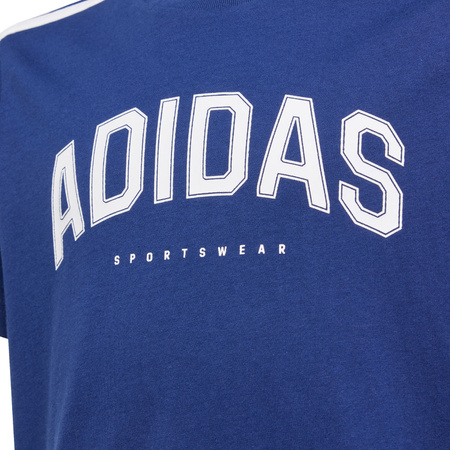 Koszulka dla dzieci adidas Codes Collegiate Graphic Tee granatowa (JL6138)
