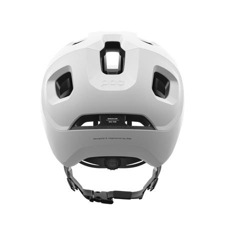 Wyprzedaż - Kask rowerowy MTB POC Axion Hydrogen White Matt górski gravel biały (10740_1036)