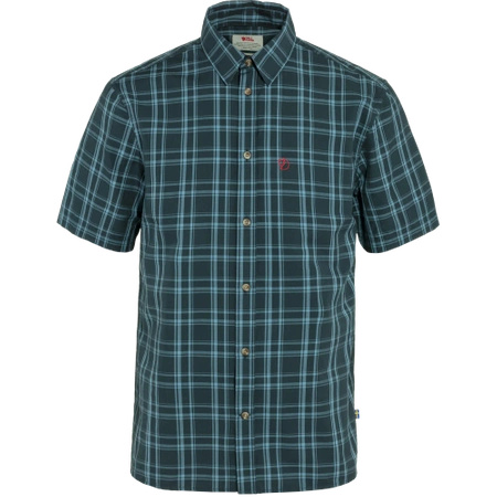 Koszula z krótkim rękawem męska Fjällräven Övik Lite Shirt SS M Dark Navy-Dawn Blue (F87038-555-543)